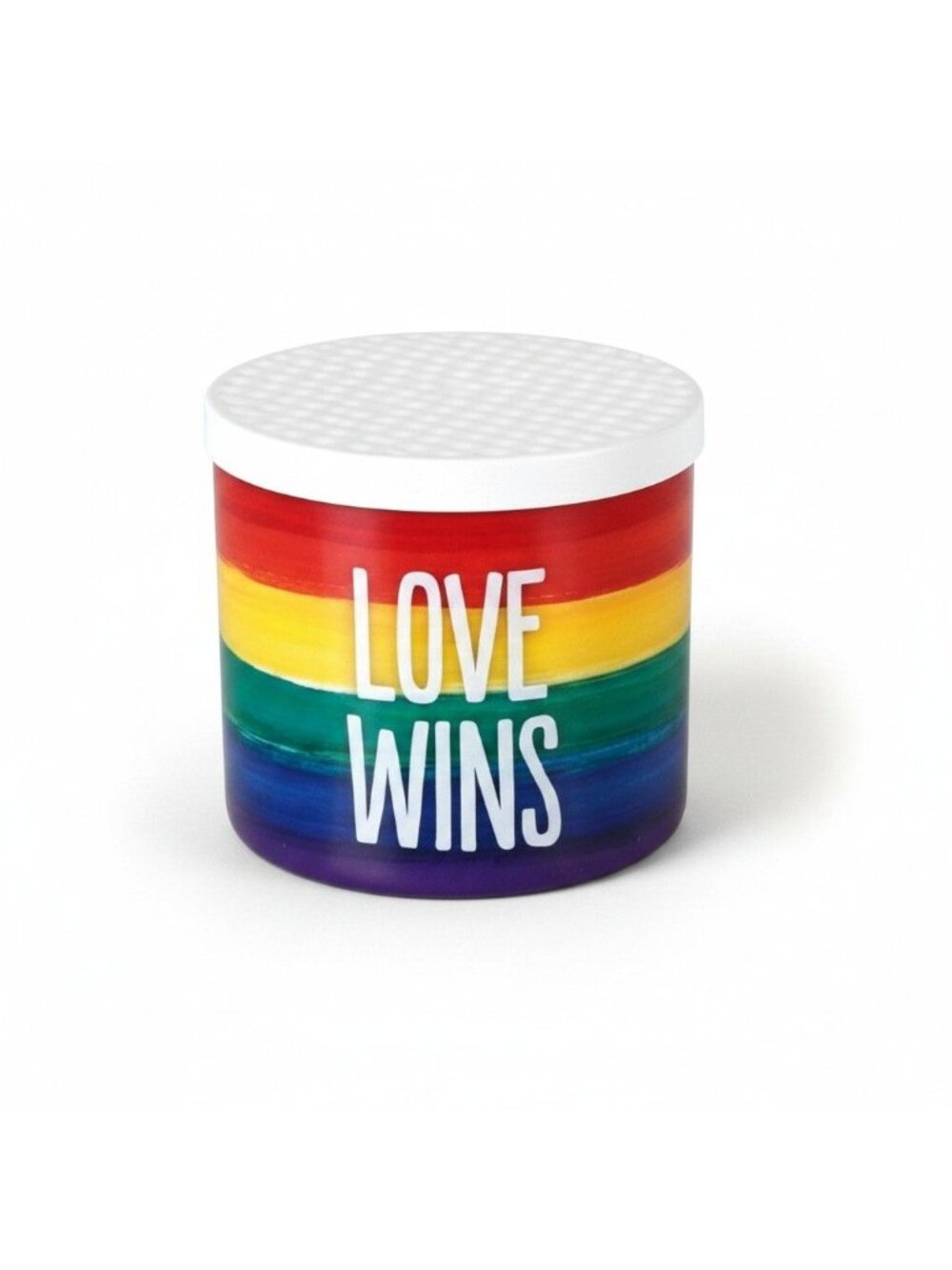 "Love Wins" Love Rainbow Scented Candle Scentsational 2 Wick Storm 14.5 oz New